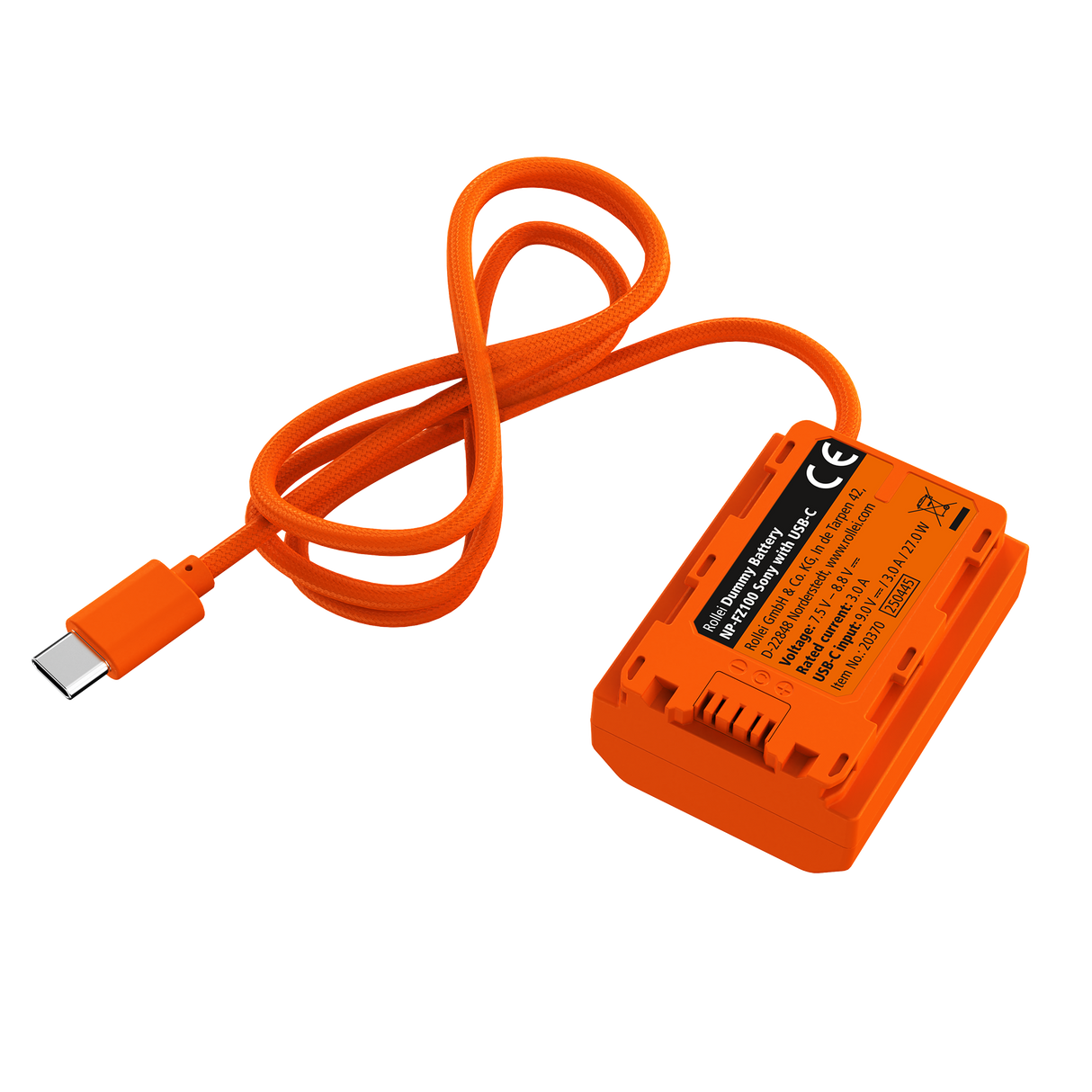 Dummy Kamera-Akku mit USB-C