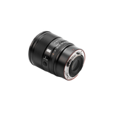 Linse des Viltrox-Objektivs von der Seite