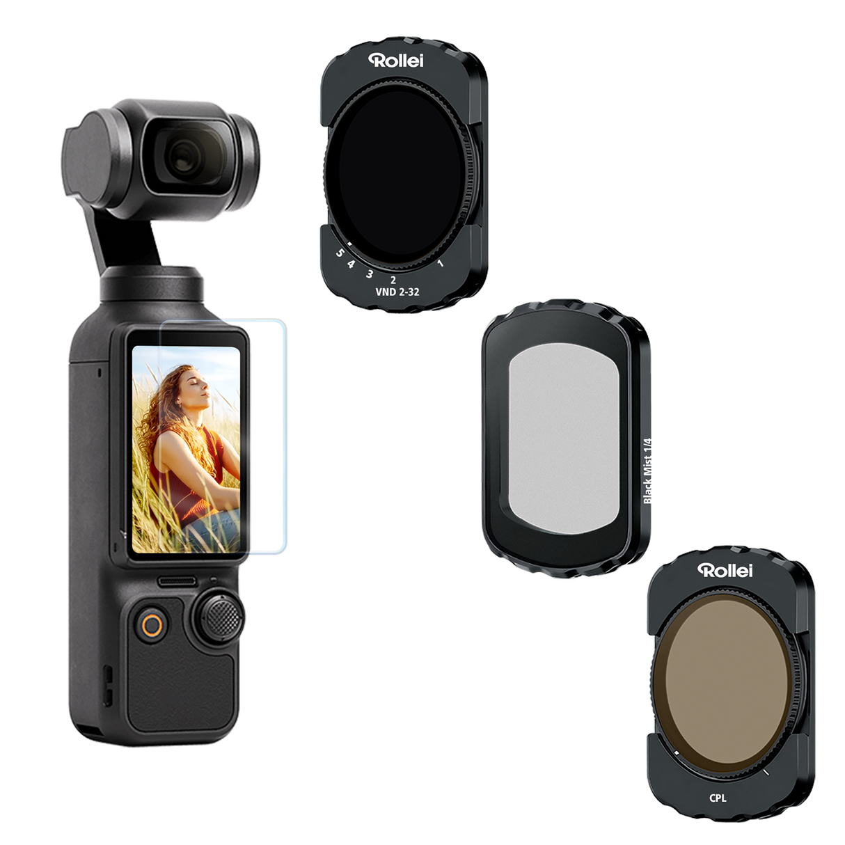 DJI Osmo Pocket 3 & 4 Cinema Filter Set 3-in-1