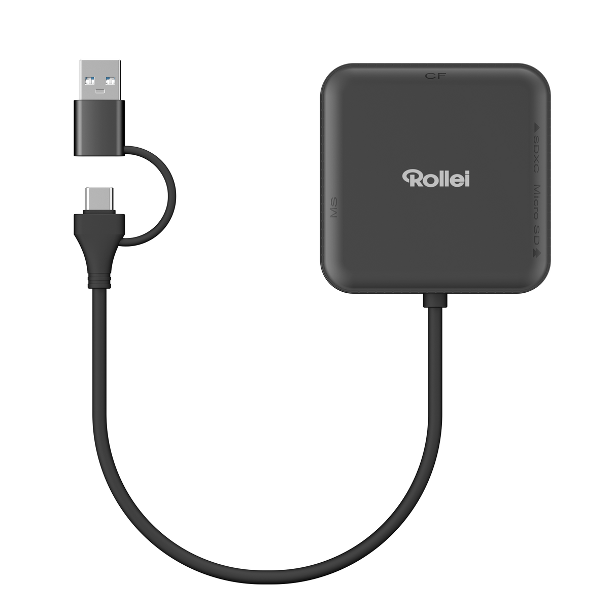4-in-1 Kartenlesegerät | SD, CF, MS & microSD