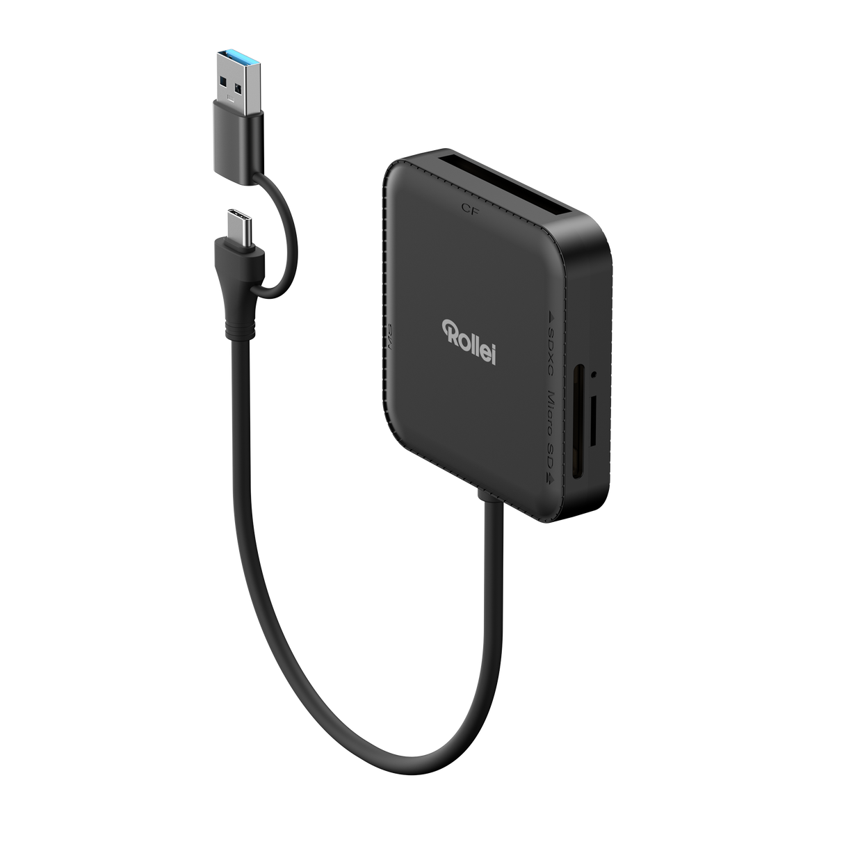 4-in-1 Kartenlesegerät | SD, CF, MS & microSD