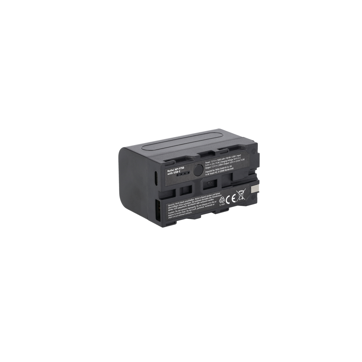 Akku mit USB-C | Typ NP-F | versch. Kapazitäten