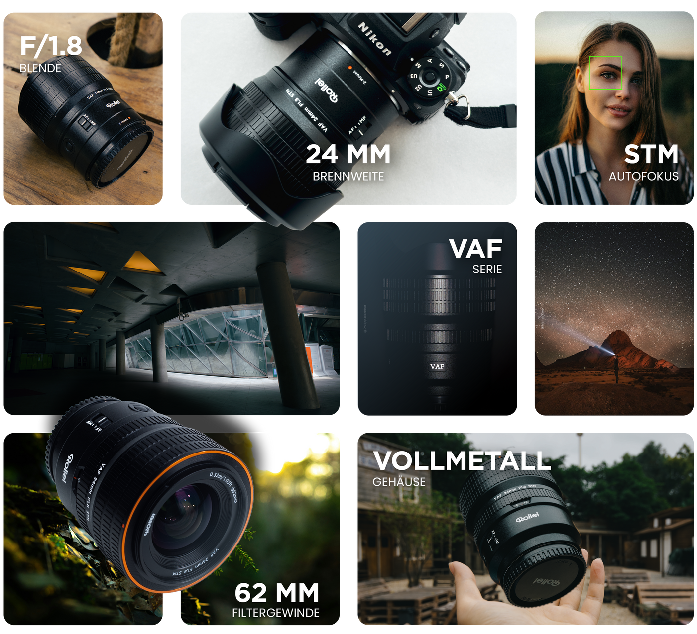 Rollei  Objektiv AF 24 mm